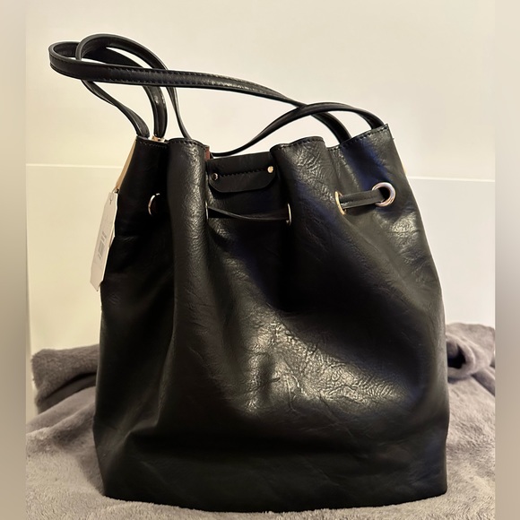 Black Bucket Bag BRAND NEW - Picture 3 of 11